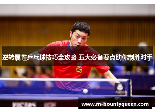 逆转属性乒乓球技巧全攻略 五大必备要点助你制胜对手